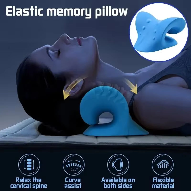 Shaped Pillow Cervical Spine Massage Pillow Gravity Shiatsu Cervical Massage Pillow Neck and Shoulder Repair Neck Relaxation
