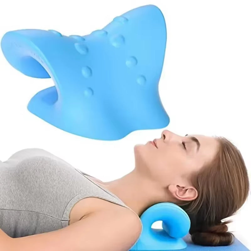Shaped Pillow Cervical Spine Massage Pillow Gravity Shiatsu Cervical Massage Pillow Neck and Shoulder Repair Neck Relaxation