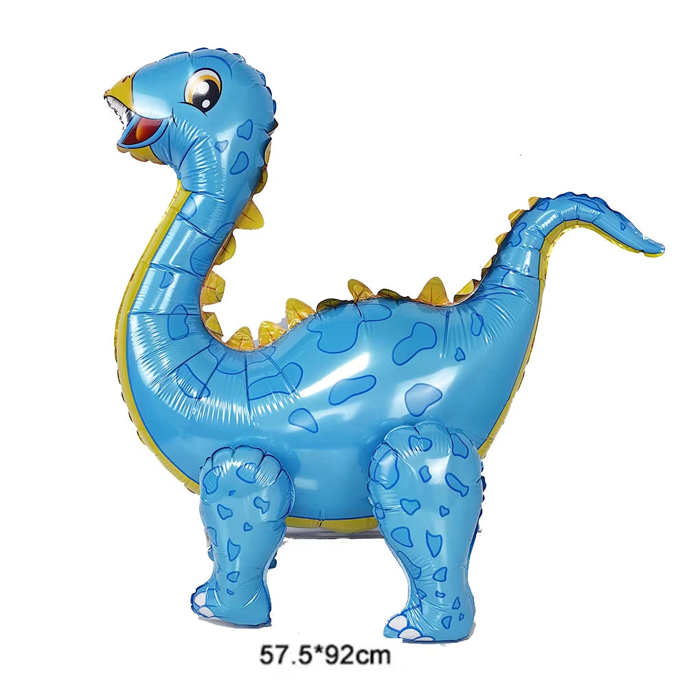 3D Dinosaur Balloon Cartoon Dinosaur Standing Balloon Kids Jurassic Dinosaur Party Decorations