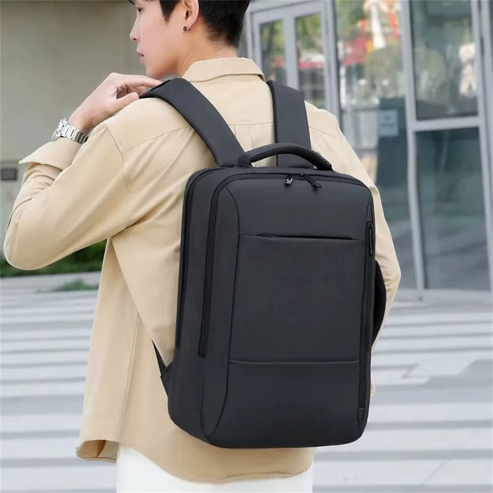 15L Large Casual Backpack USB Charging Laptop Waterproof Bagpack Bag, Business Travel Back Pack Luggage Bag