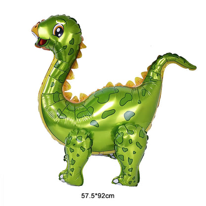 3D Dinosaur Balloon Cartoon Dinosaur Standing Balloon Kids Jurassic Dinosaur Party Decorations