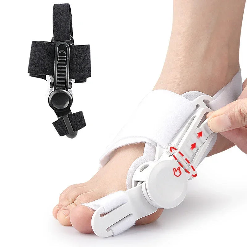 1PC Bunion Corrector Unisex Foot Hallux Valgus Braces Rotatable Toe Separator Straightener Adjustable Finger Toe Corrector
