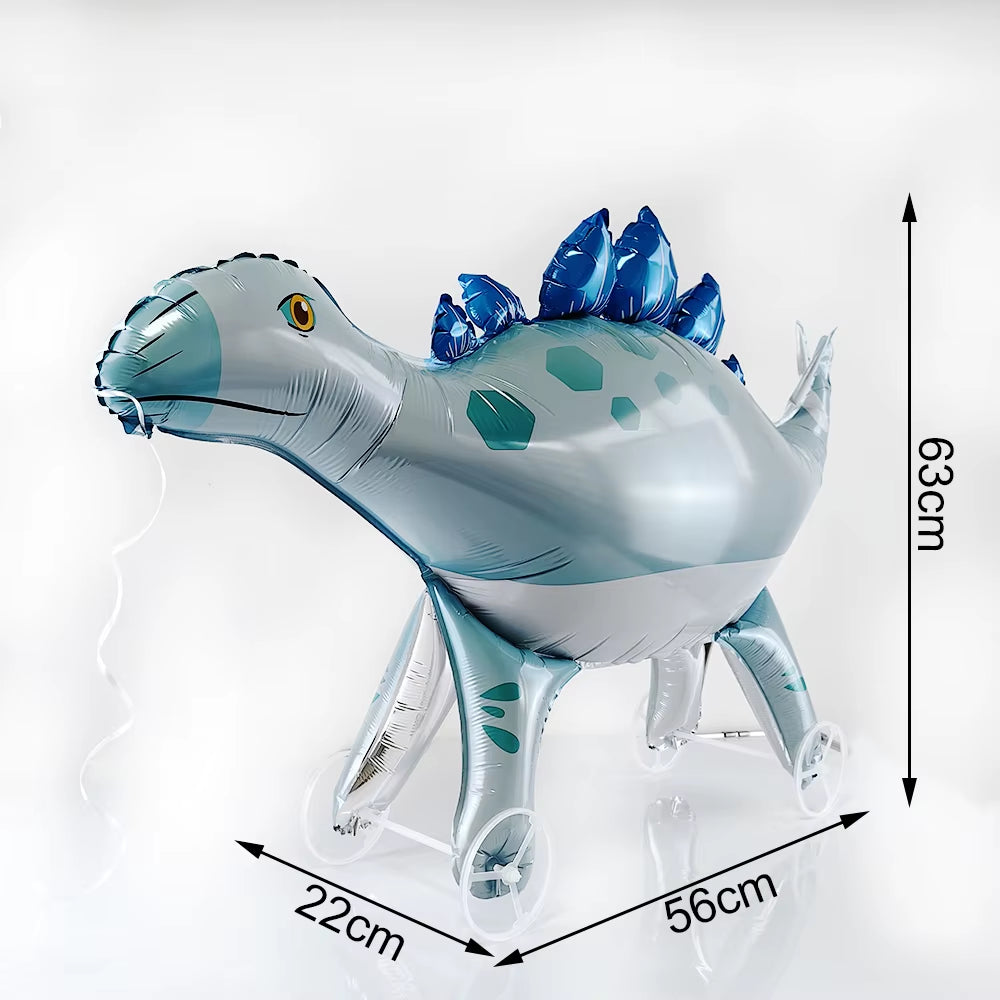 3D Dinosaur Balloon Cartoon Dinosaur Standing Balloon Kids Jurassic Dinosaur Party Decorations