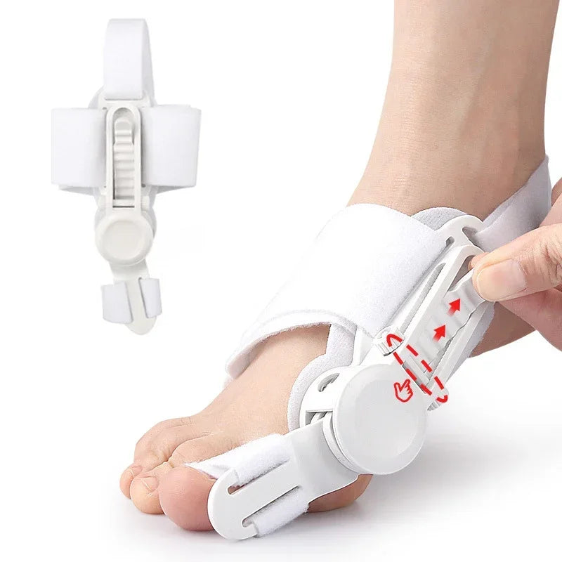 1PC Bunion Corrector Unisex Foot Hallux Valgus Braces Rotatable Toe Separator Straightener Adjustable Finger Toe Corrector