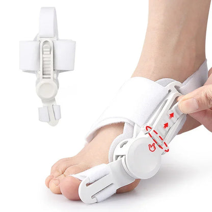 1PC Bunion Corrector Unisex Foot Hallux Valgus Braces Rotatable Toe Separator Straightener Adjustable Finger Toe Corrector