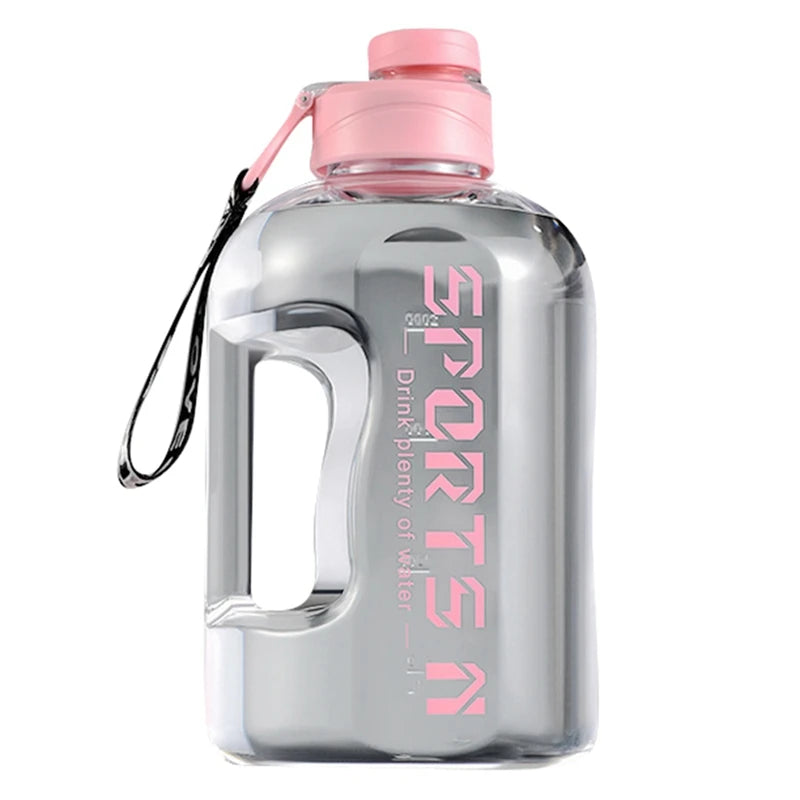 2.7/1.7L Water Bottle Gym Traveling Hiking Camping Large Capacity Accurate Calibration Water Bottle Plastic Drinking Bottle