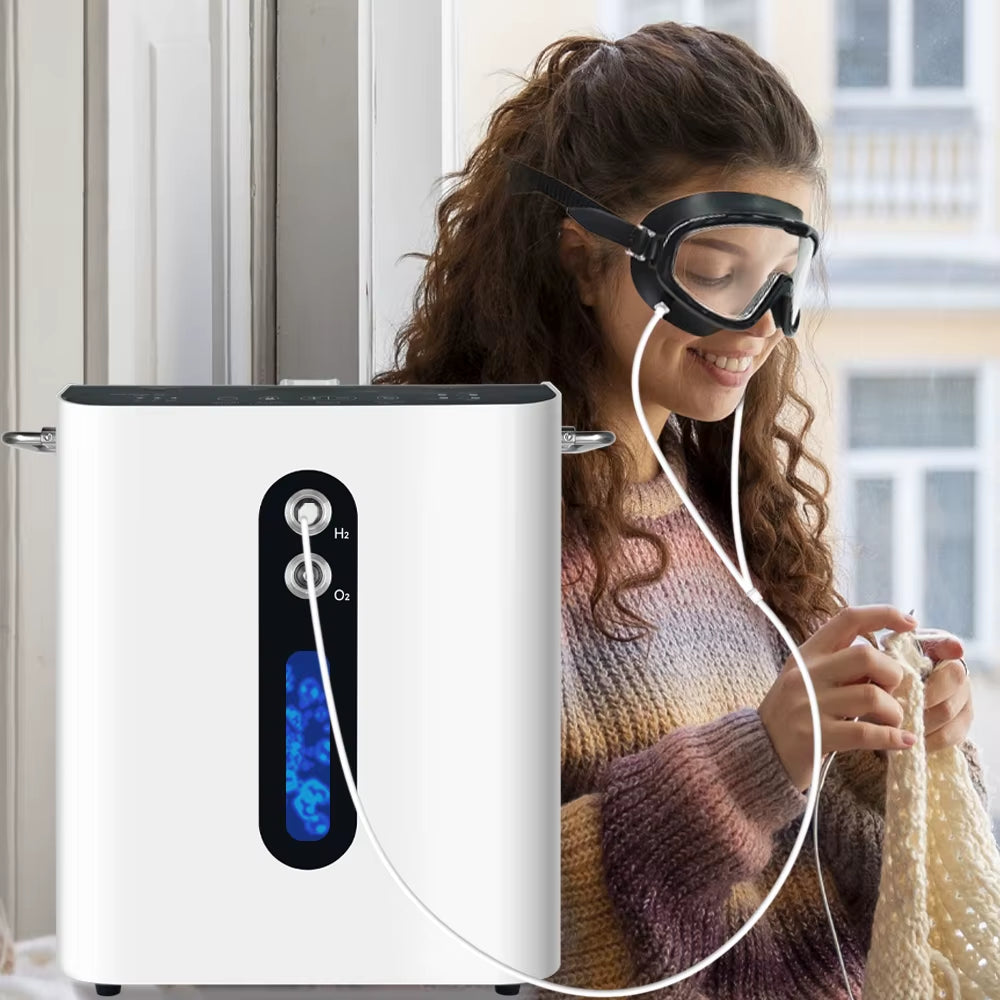 Hydrogen Eye Mask Large Frame HD Hydrogen Glasses Hydrogen Suction Machine Glasses Hydrogen Suction Eye Mask