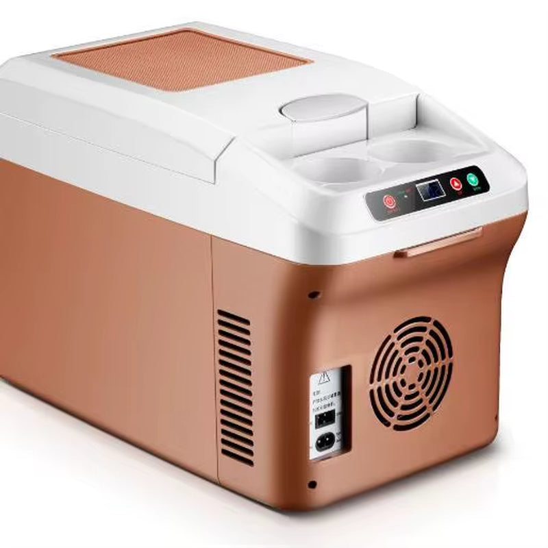 Home AC220V Car DC12V 12L Car Refrigerator Car Home Dual-Use 455X245X295Mm Digital Display Adjustable Temperature Model