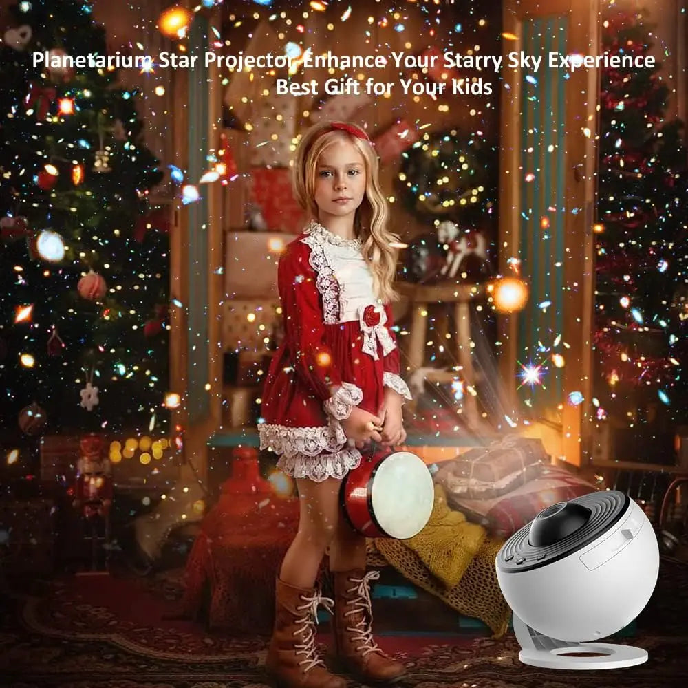 Planetarium Projector Night Light Galaxy Projector 360° Rotate Star Projector Lamp for Room Decoration Star Sky Projection Lamp