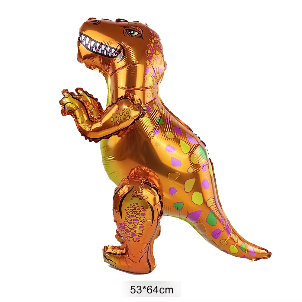 3D Dinosaur Balloon Cartoon Dinosaur Standing Balloon Kids Jurassic Dinosaur Party Decorations
