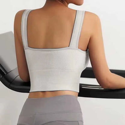 Breathable Sports Bra Anti-Sweat Fitness Top Women Seamless Yoga Bra Shockproof Crop Top Push up Sport Bra Gym Workout Top