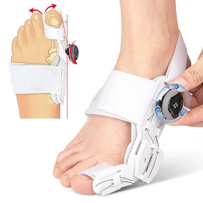 1PC Bunion Corrector Unisex Foot Hallux Valgus Braces Rotatable Toe Separator Straightener Adjustable Finger Toe Corrector