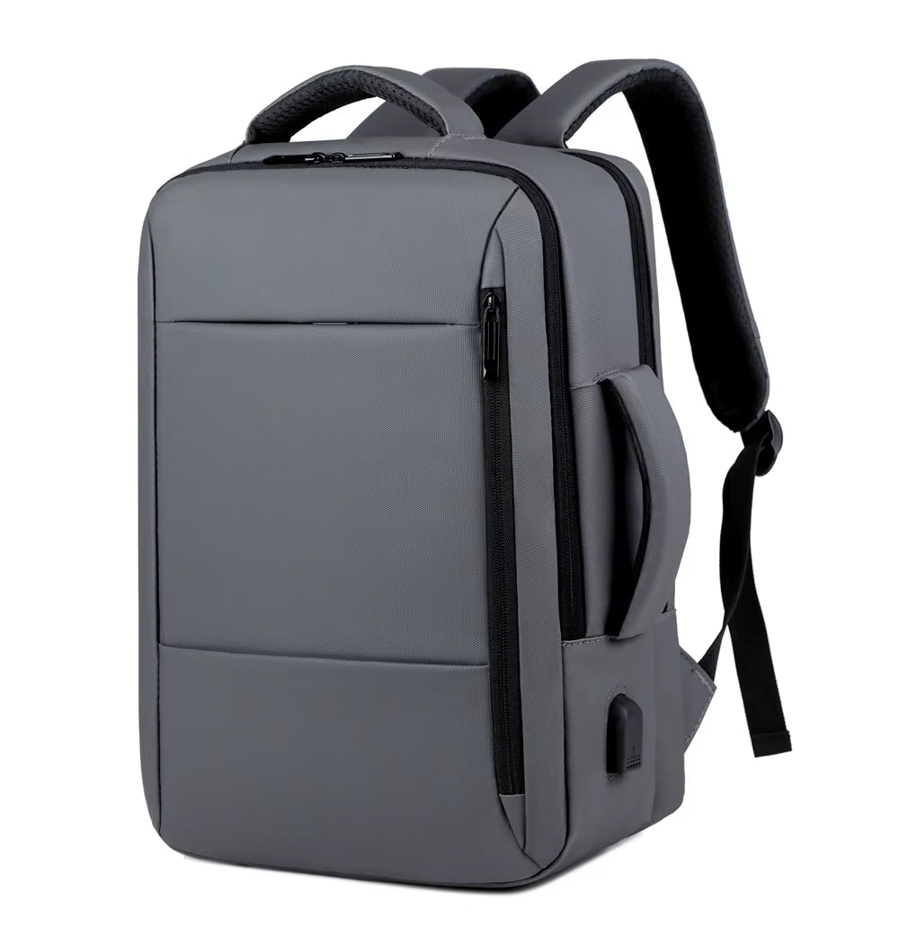 15L Large Casual Backpack USB Charging Laptop Waterproof Bagpack Bag, Business Travel Back Pack Luggage Bag