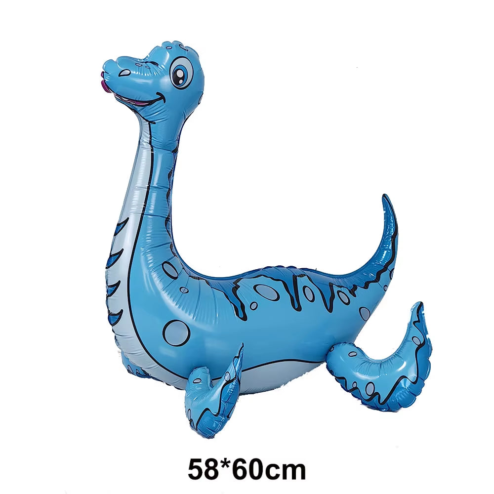 3D Dinosaur Balloon Cartoon Dinosaur Standing Balloon Kids Jurassic Dinosaur Party Decorations