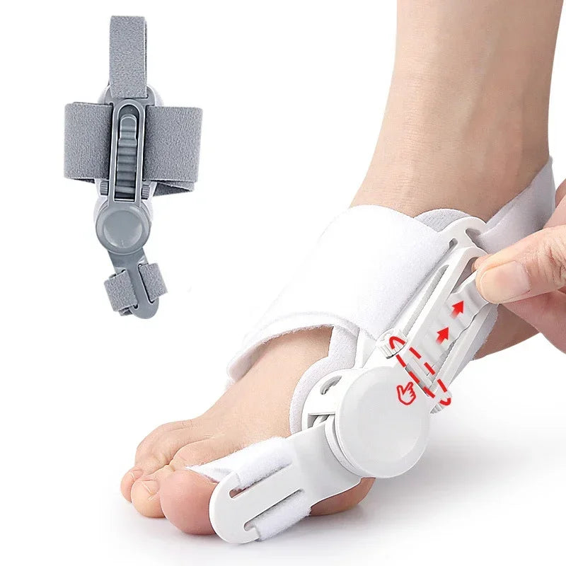1PC Bunion Corrector Unisex Foot Hallux Valgus Braces Rotatable Toe Separator Straightener Adjustable Finger Toe Corrector