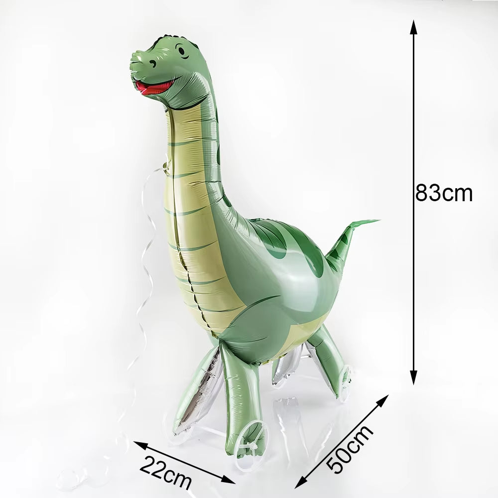 3D Dinosaur Balloon Cartoon Dinosaur Standing Balloon Kids Jurassic Dinosaur Party Decorations