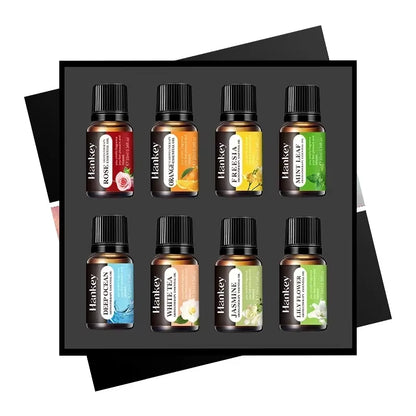 10 ML Aromatherapy Plant Essential Oil Water-Soluble Humidifier Fireless Aromatherapy Refill Liquid Aromatherapy Machine Set