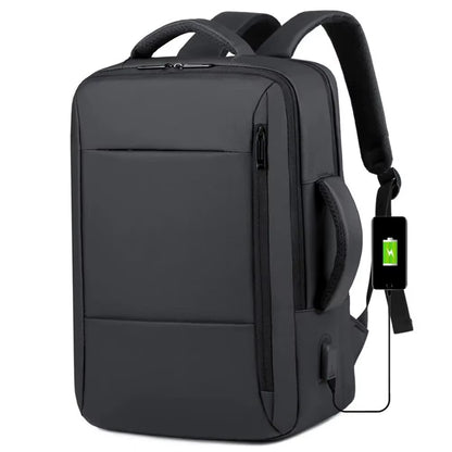 15L Large Casual Backpack USB Charging Laptop Waterproof Bagpack Bag, Business Travel Back Pack Luggage Bag