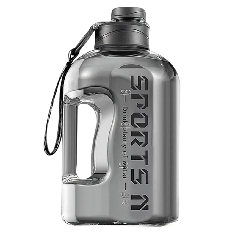 2.7/1.7L Water Bottle Gym Traveling Hiking Camping Large Capacity Accurate Calibration Water Bottle Plastic Drinking Bottle
