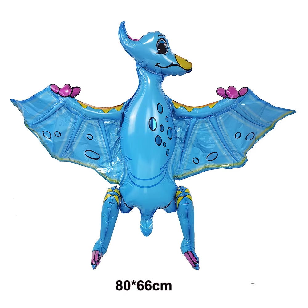 3D Dinosaur Balloon Cartoon Dinosaur Standing Balloon Kids Jurassic Dinosaur Party Decorations