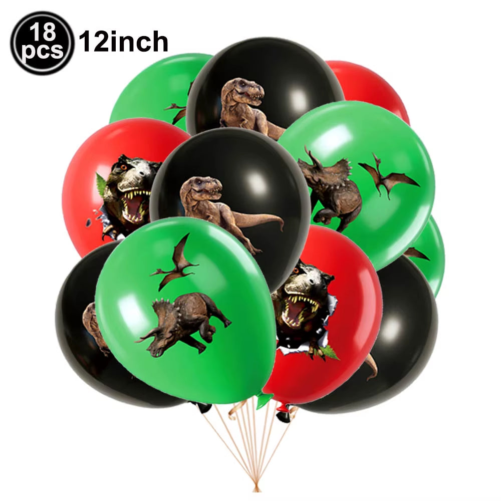 3D Dinosaur Balloon Cartoon Dinosaur Standing Balloon Kids Jurassic Dinosaur Party Decorations