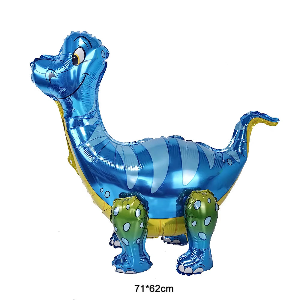 3D Dinosaur Balloon Cartoon Dinosaur Standing Balloon Kids Jurassic Dinosaur Party Decorations