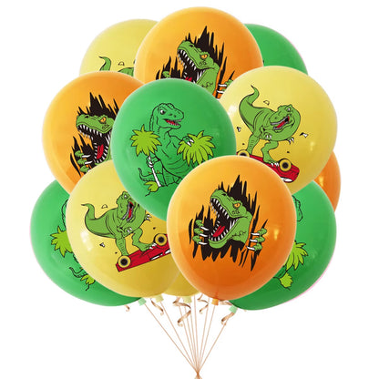 3D Dinosaur Balloon Cartoon Dinosaur Standing Balloon Kids Jurassic Dinosaur Party Decorations