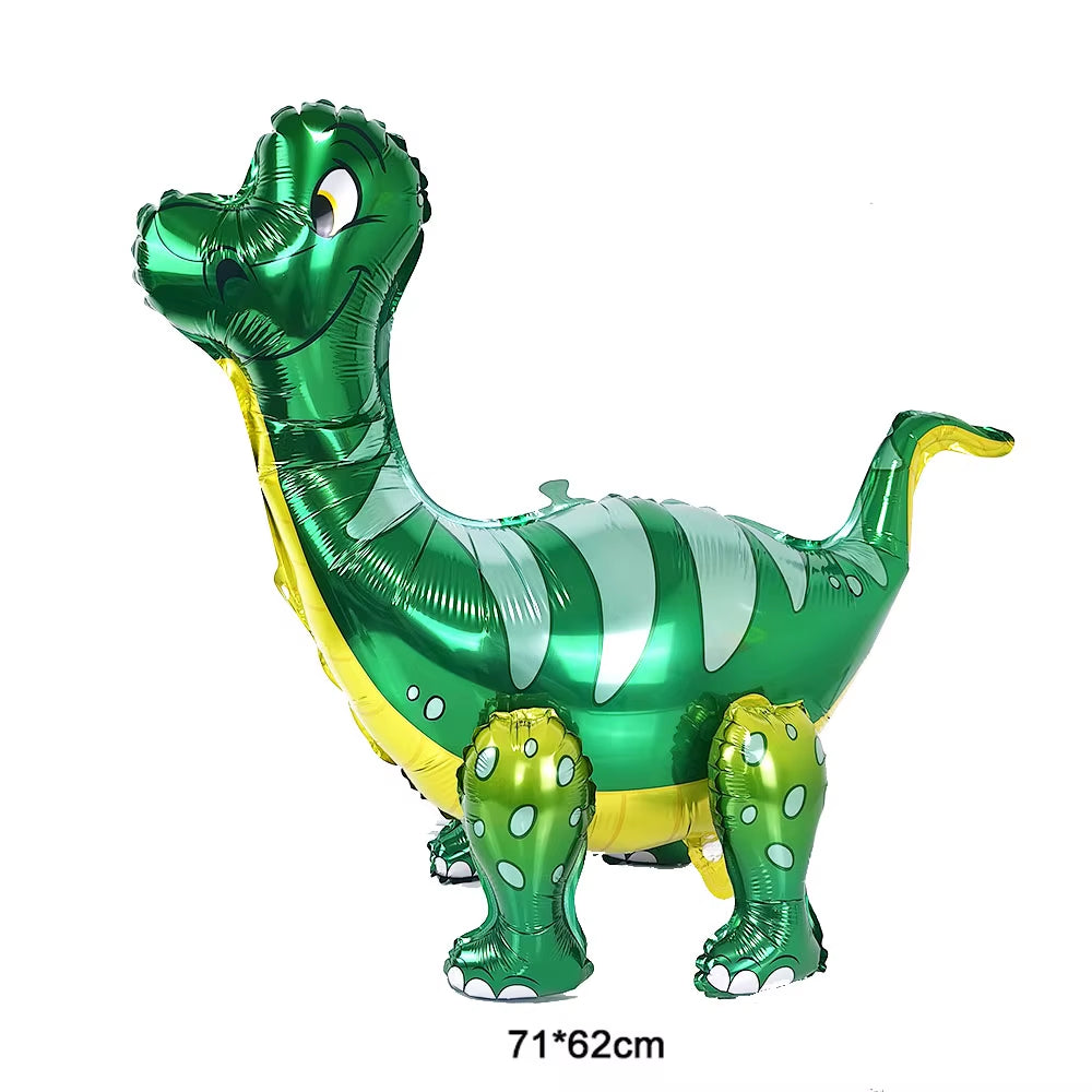 3D Dinosaur Balloon Cartoon Dinosaur Standing Balloon Kids Jurassic Dinosaur Party Decorations